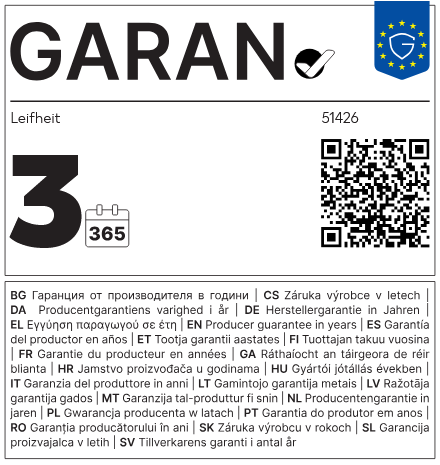 Garantie-Label