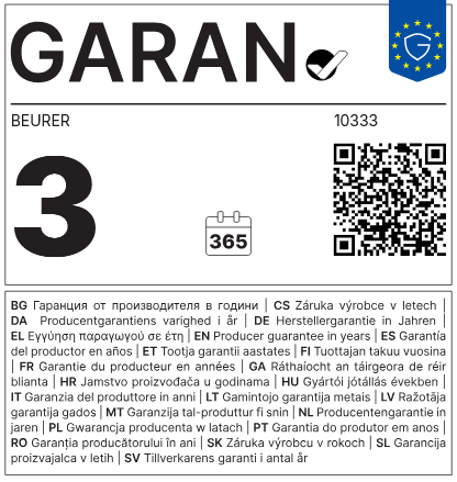 Warranty label