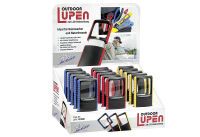 WEDO Outdoor-Rechtecklupe mit LED-Licht, inkl. Batterien (271741599)