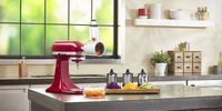 KitchenAid 5KSMVSA - Food grinder - Black - Transparent - White - Stainless steel - China - 5KFC3516C - 102 mm
