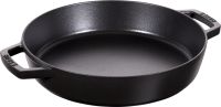 Staub Bratpfanne mit 2 Griffen 26 cm seidenmattschwarz Töpfe & Pfannen