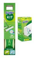 Swiffer Starter-Set Bodenwischer +  Nachfüllpackung 80er