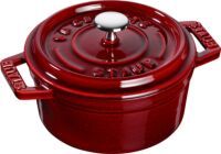Staub Mini Cocotte 10cm rund grenadine, Gusseisen Auflaufformen + Bräter