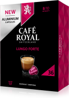 Cafe Royal KAPSELN FÜR NESPRESSOMASCHINEN (LUNGO FORTE XL  36ST)