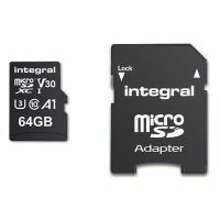 Integral High Speed MicroSDHC/XC Speicherkarte 64 GB