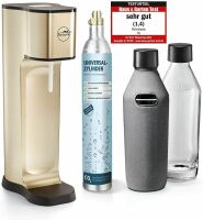 mySodapop Wassersprudler Joy Prestige mit 2 Glasflaschen, CO2 Zylinder
