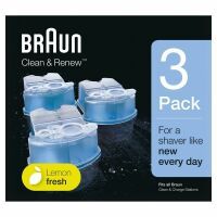 Braun Clean&Renew CCR3, Reinigungskartuschen für Elektrorasierer