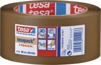 Tesa Packband 66m x 50mm PVC braun 04124 Packband