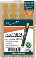 Pica VISOR permanent Ersatzminen -Sets, gelb Markierprodukte