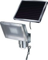 Brennenstuhl SOL 80 ALU IP44 - Outdoor wall lighting - Aluminium - Aluminium - IP44 - Garage - Garden - Motion sensor