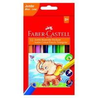FABER-CASTELL Buntstifte dreikant Jumbo 5.4mm 12er Karton (116501)