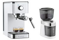 GRAEF Siebträger-Espressomaschine ES 401 salita mit Kaffeemühle CM 201