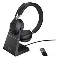 Jabra Evolve2 65 UC Stereo USB-A Headset schwarz BT m.Ladestation PC-Headsets