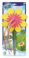 ToyToyToy Wasserspaß Happy Flower mit Wasserspritzfunktion, 37 cm, 324