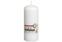 Multipack BOLSIUS Stumpenkerze 15x5,8cm weiß - 10 Stück