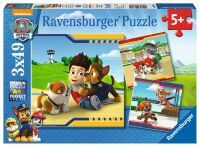 Ravensburger 9369 Puzzle Helden mit Fell 3 X 49 Teile