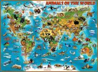 Ravensburger 13257 Puzzle Tiere rund um die Welt 300 Teile
