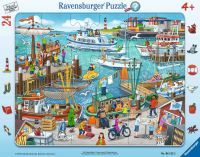 Ravensburger Kinderpuzzle „Ein Tag am Hafen “ 24 Teile ab 4 Jahre Puzzle von Ravensburger