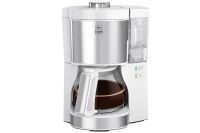 MELITTA 6766588 - Drip coffee maker - Ground coffee - 1080 W - Silver,White
