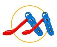 BIG Spielwarenfabrik BIG Fun Slide - Blue,Red,Yellow - 1.52 m - 739 mm - 1640 mm - 1160 mm