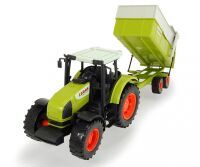 Simba Dickie CLAAS Ares tractor with trailer, 57 cm