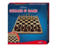 Noris Deluxe Holz - Schach & Dame