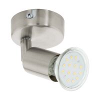 Eglo Leuchten EGLO BUZZ-LED - 1 bulb(s) - GU10 - 3000 K - IP20 - Metallic