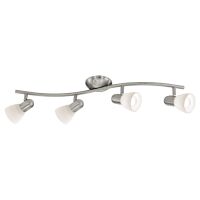Eglo DECKENLEUCHTE 4X40W E14 NI-MT (88474 DAKAR 1 WEISS)