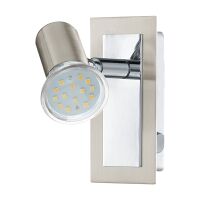 Eglo SPOT 1X3W GU10-LED NI-MATT/CHR (ROTTELO +LM   25H506)