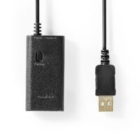 Nedis Bluetooth® Transmitter / Audio- / Video- / Dateneingänge: 1x 3.5 mm / AptX ™ Low latency / AptX™ / SBC / Bis zu 2 Geräte / Schwarz