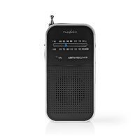 Nedis FM-Radio| Tragbare Ausführung| AM FM| Batteriebetrieben| Analog| 1.5 W|