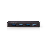 Nedis USB-Hub / USB-A Male / 4x USB A Female / 4-Port port(s) / USB 3.2 Gen 1 / Netzstromversorgung / Stromversorgung über USB / 4x USB