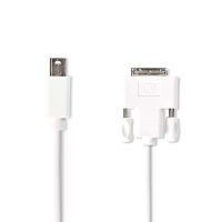 Nedis Mini Displayport-Kabel / DisplayPort 1.2 / Mini DisplayPort Stecker / DVI-D 24+1-Pin Stecker / 21.6 Gbps / Vernickelt / 2.00 m / Rund / PVC / Weiss / Umschlag
