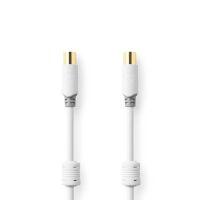 Nedis Koaxial Kabel| IEC Coax Stecker| Buchse| Vergoldet| 75 Ohm|