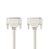 Nedis Serielles Kabel| D-Sub 25-Pin Stecker| D-Sub 25-Pin-Buchse| Vernickelt| 5.00 m| - Cable - Extension Cable