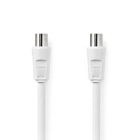 Nedis Koaxial Kabel| IEC Coax Stecker| Buchse| Vernickelt| 75 Ohm|
