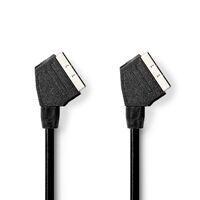 Nedis SCART-Kabel| SCART Stecker|| Vernickelt| 480p| 2.00 m| rund| - Cable - Video/Analog