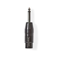 Nedis XLR ADAPTER 3PIN BU76,35MM STE (COTP15940BK       SW)