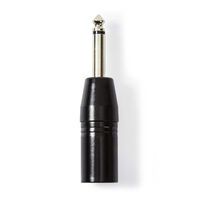 Nedis XLR ADAPTER 3PIN BU/6,35MM STE (COTP15942BK       SW)