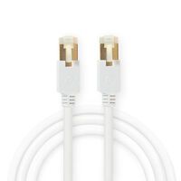 Nedis CAT6-Netzwerkkabel / RJ45 Stecker / RJ45 Stecker / F/UTP / 10.0 m / Rund / LSZH / PVC / Weiss / Verpackung mit Sichtfenster
