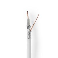 Nedis Koaxial Kabel| 4G LTE secure| 75 Ohm| 3-fach geschirmt| Eca| 10.0 m| rund|