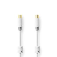 Nedis Koaxial Kabel| IEC Coax Stecker| Buchse| Vergoldet| 75 Ohm|