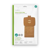 Nedis Staubsaugerbeutel / 10 Stück / Papier / Meist verkauft für: Electrolux / Braun
