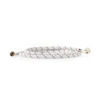 Nedis Nylon Zulaufschlauch / 1/2'' / 3/4'' / 10 Bar / 90 °C / 4.00 m / Anwendung: Schüssel / Waschmaschine / Nylon / Red / Weiss