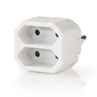 Nedis STECKDOSEN-ADAPTER-2-FACH (PSSPL200C1WT)