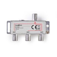 Nedis CATV-Splitter| 5-1000 MHz| Einführungsverlust 6.8 dB| Anzahl der Ausgänge 3|