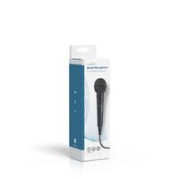 Nedis Mikrofon / Cardioid / Festkabel / 5.00 m / 80 Hz - 12 kHz / 600 Ohm / -75 dB / Ein-/Ausschalter / ABS / Schwarz