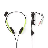 Nedis PC-Headset| On-Ear| Stereo| 2x 3.5mm| Opvouwbare