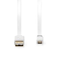 Nedis USB-KABEL A-STECKER<>MICROB 1M (CCBW60500WT10     WS)