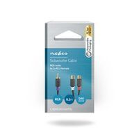Nedis SUBWOOFER KABEL  2XRCA    0,2M (CABW24010AT02     SW)